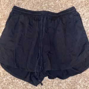 Black Drawstring Shorts